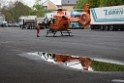 Einsatz Christoph 3 Koeln Vingst Thorwalsenstr Landung Marktplatz P15